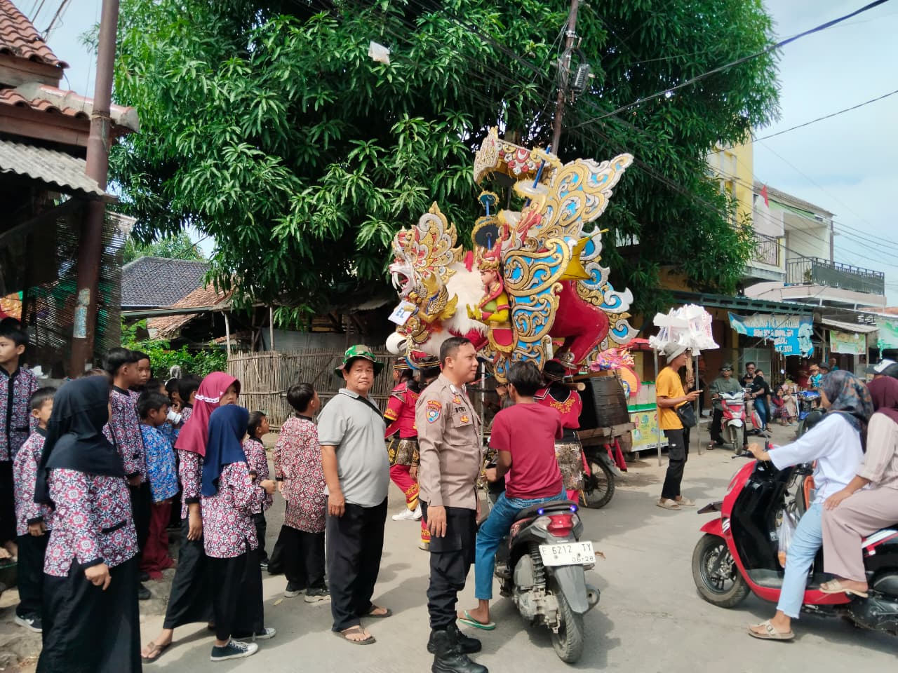 Polisi Pastikan Keamanan Acara Hajatan Warga di Sliyeg Lor